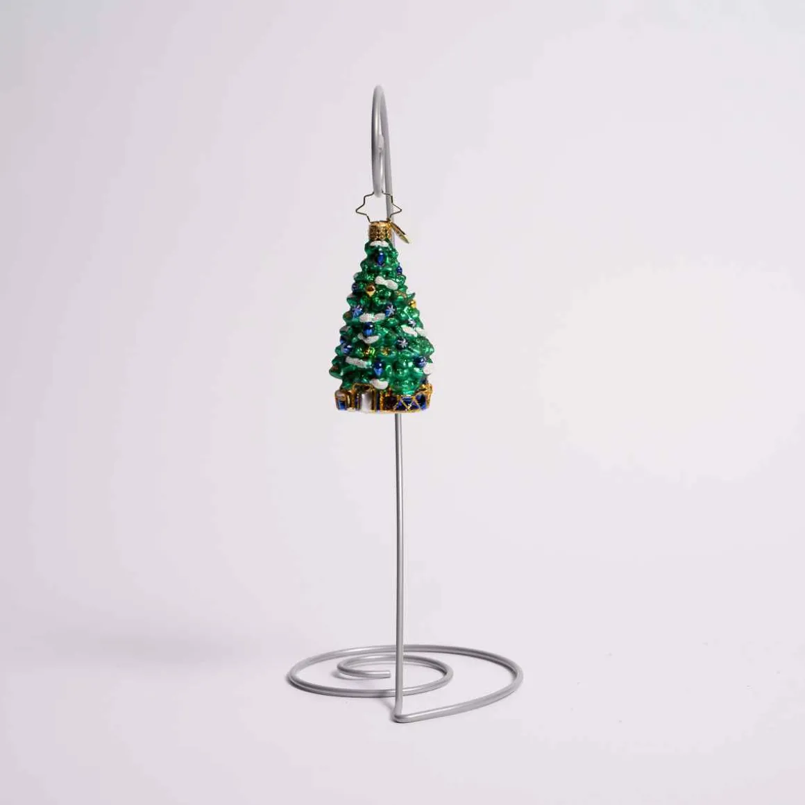 Shimmering In Sapphire Glass Gem Ornament