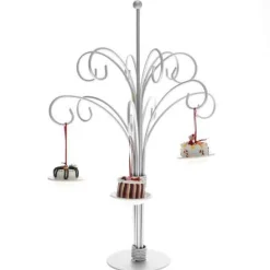 Silver 12 Arm Ornament Stand