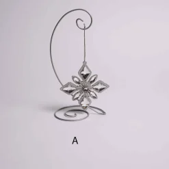Silver Jewel Snowflake Ornament