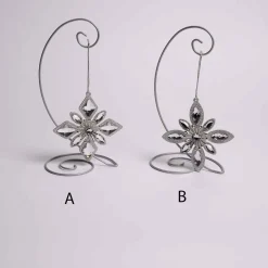 Silver Jewel Snowflake Ornament