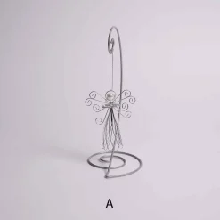 Silver Wire Angel Ornament