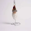 Simply Stunning Santa Glass Ornament