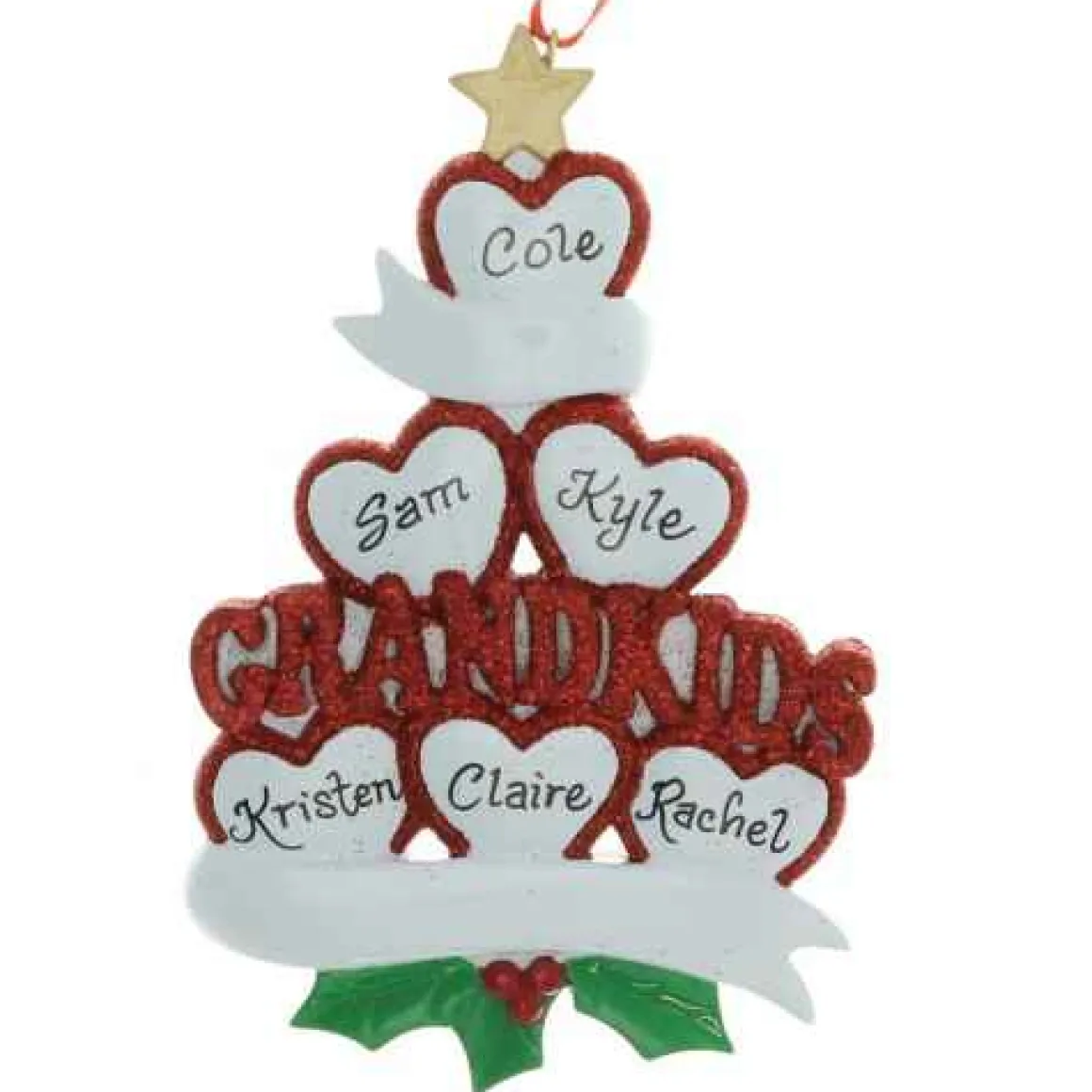 Six Grandkids Ornament