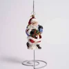 Skating Through The Season Glass Ornament