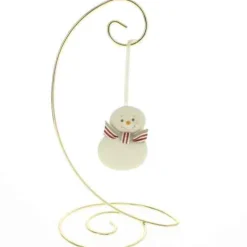 Small Brass Spiral Ornament Stand