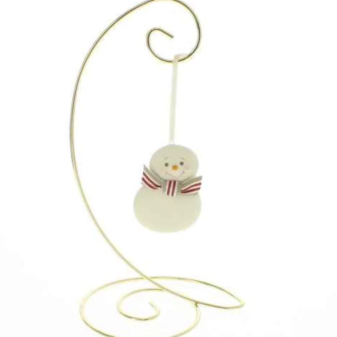 Small Brass Spiral Ornament Stand