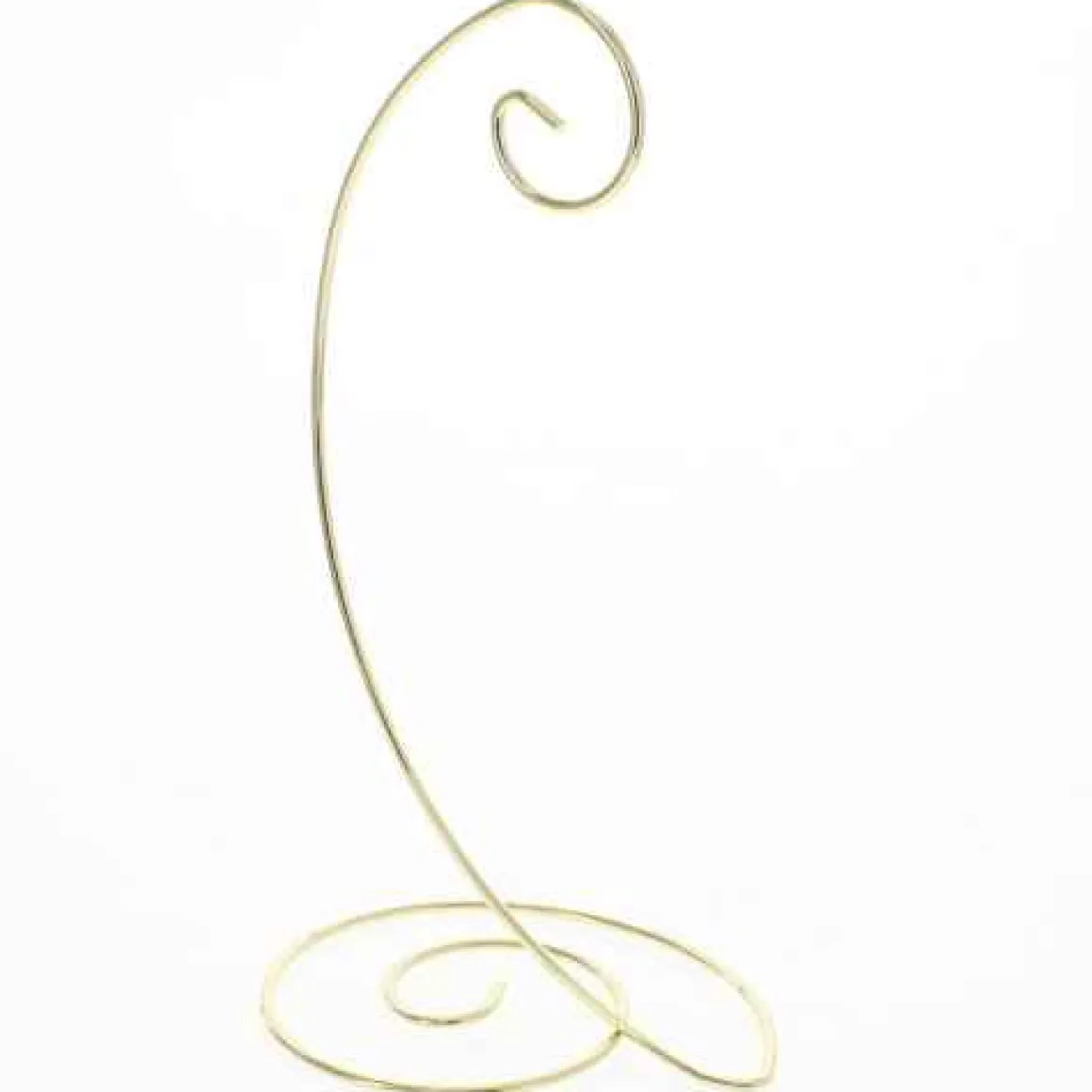 Small Brass Spiral Ornament Stand