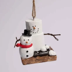 Smores Snowman Ornament