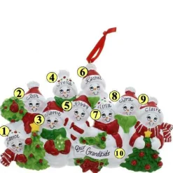 Snow Family Of 9