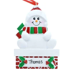 Snowman On Mantle