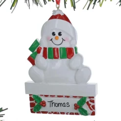 Snowman On Mantle
