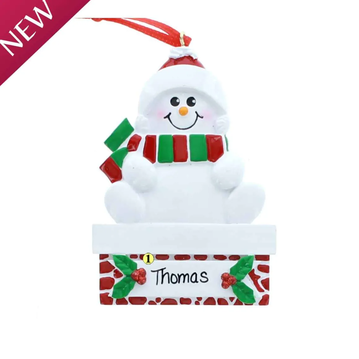 Snowman On Mantle