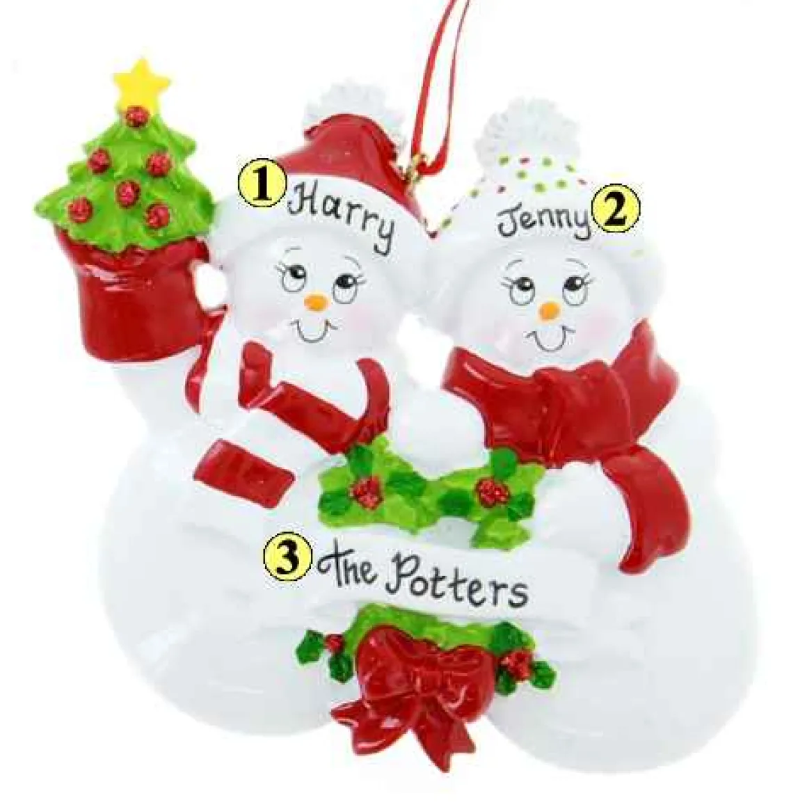 Snowman Smiles Couple