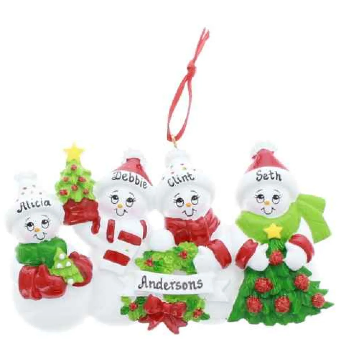 Snowman Smiles Family Of 4