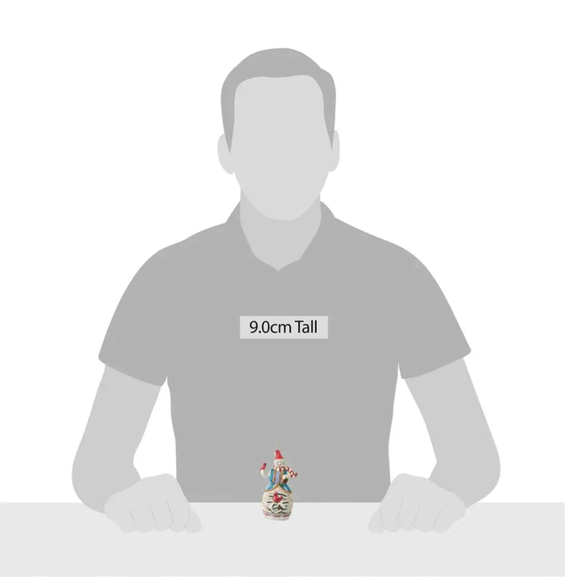 Snowman With Cardinal Ornament