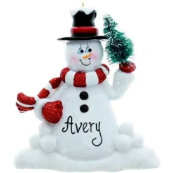 Snowman With Tree