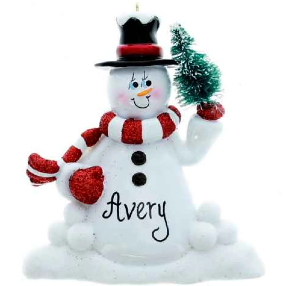Snowman With Tree
