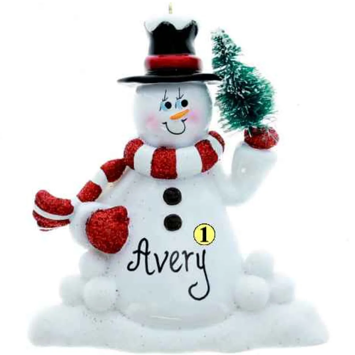 Snowman With Tree