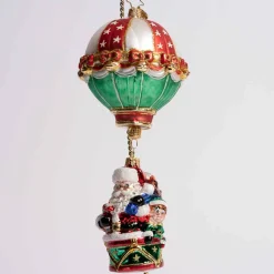 Soaring To Holiday Heights Glass Ornament