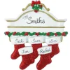 Stocking Mantle Family Of 5