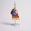 Sweet Sleigh Ride Glass Ornament