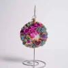 Sweet Treats Wreath Glass Ornament