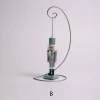 Teal And Sliver Nutcracker Ornament