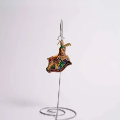 The Buck Rocks Here Glass Gem Ornament