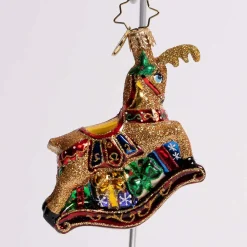The Buck Rocks Here Glass Gem Ornament