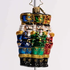 The Nut Cracking Pack Glass Gem Ornament