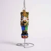 Three Nutty Knights Glass Ornament