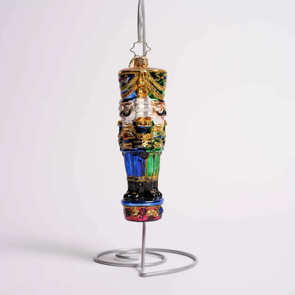 Three Nutty Knights Glass Ornament