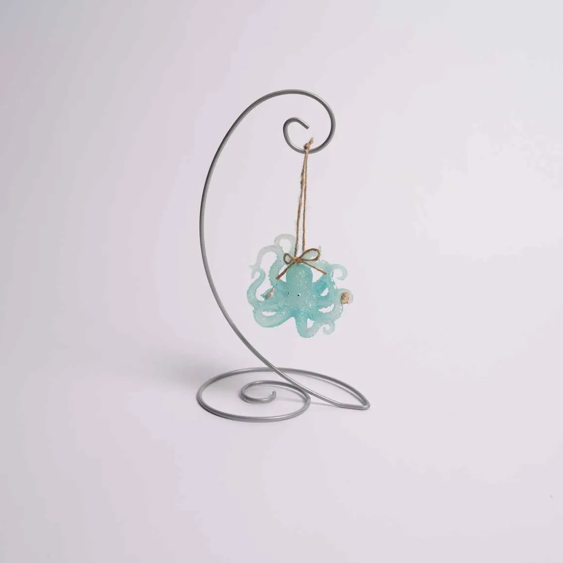 Transparent Sea Blue Octopus Ornament