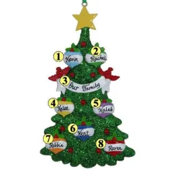 Tree With Ornaments Family Of 7
