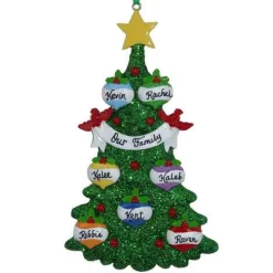 Tree With Ornaments Family Of 7