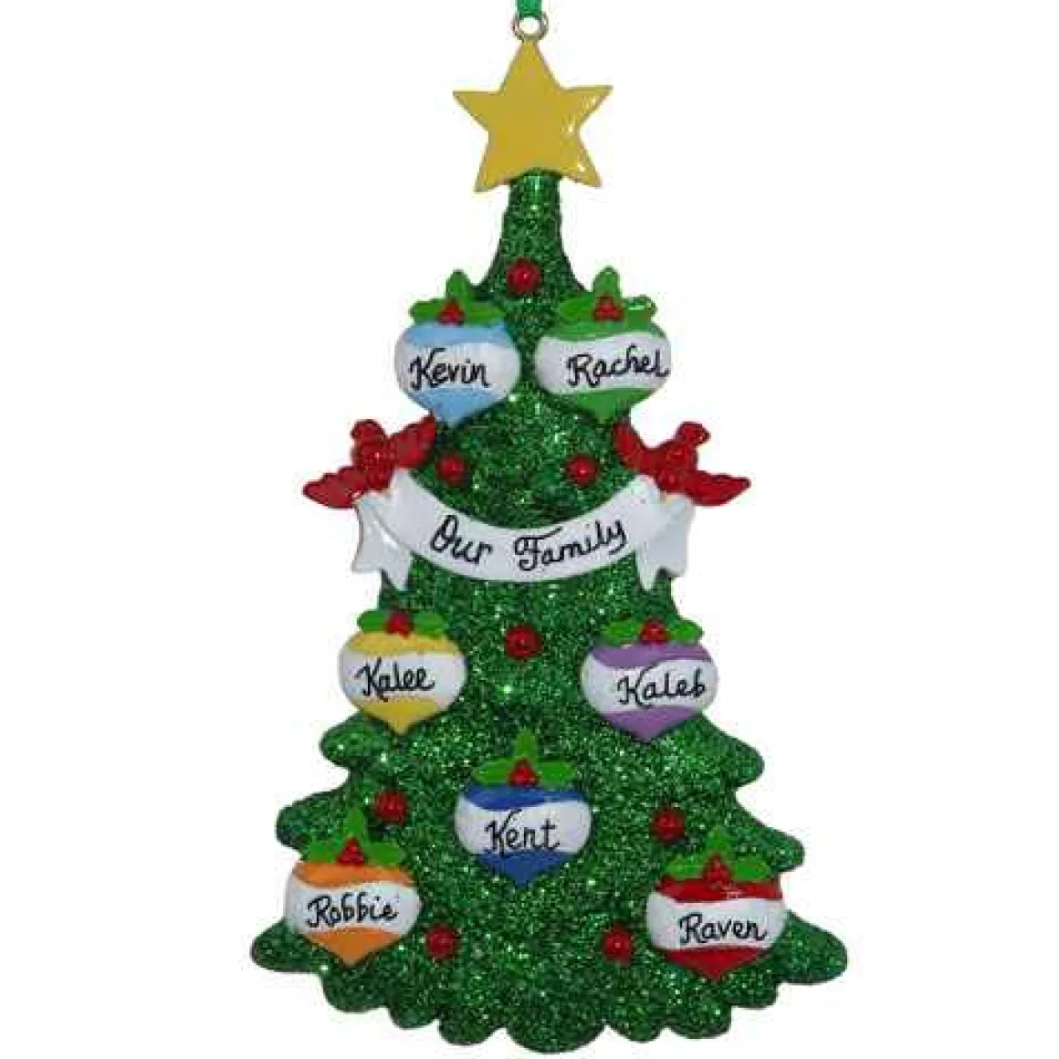 Tree With Ornaments Family Of 7