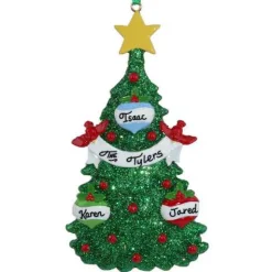 Tree With Ornaments Family Of 3