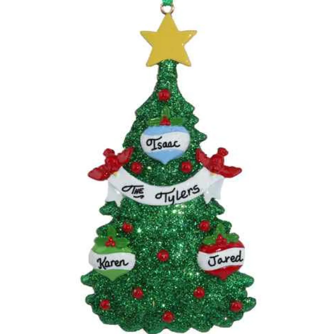 Tree With Ornaments Family Of 3