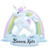 Unicorn And Rainbow Ornament
