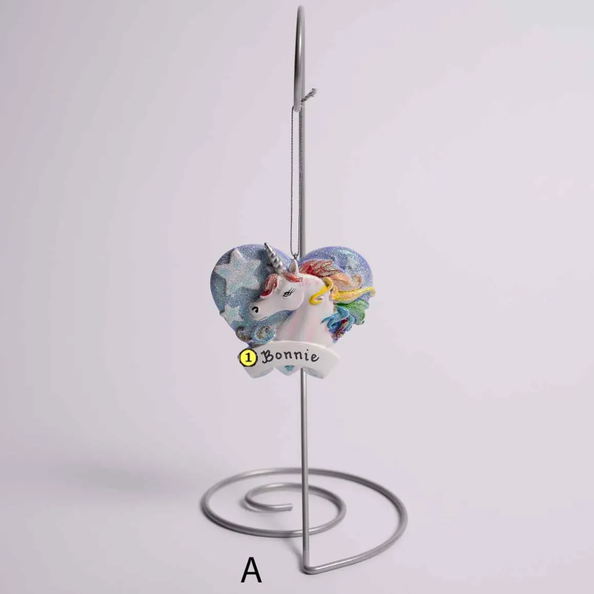 Unicorn Heart Ornament