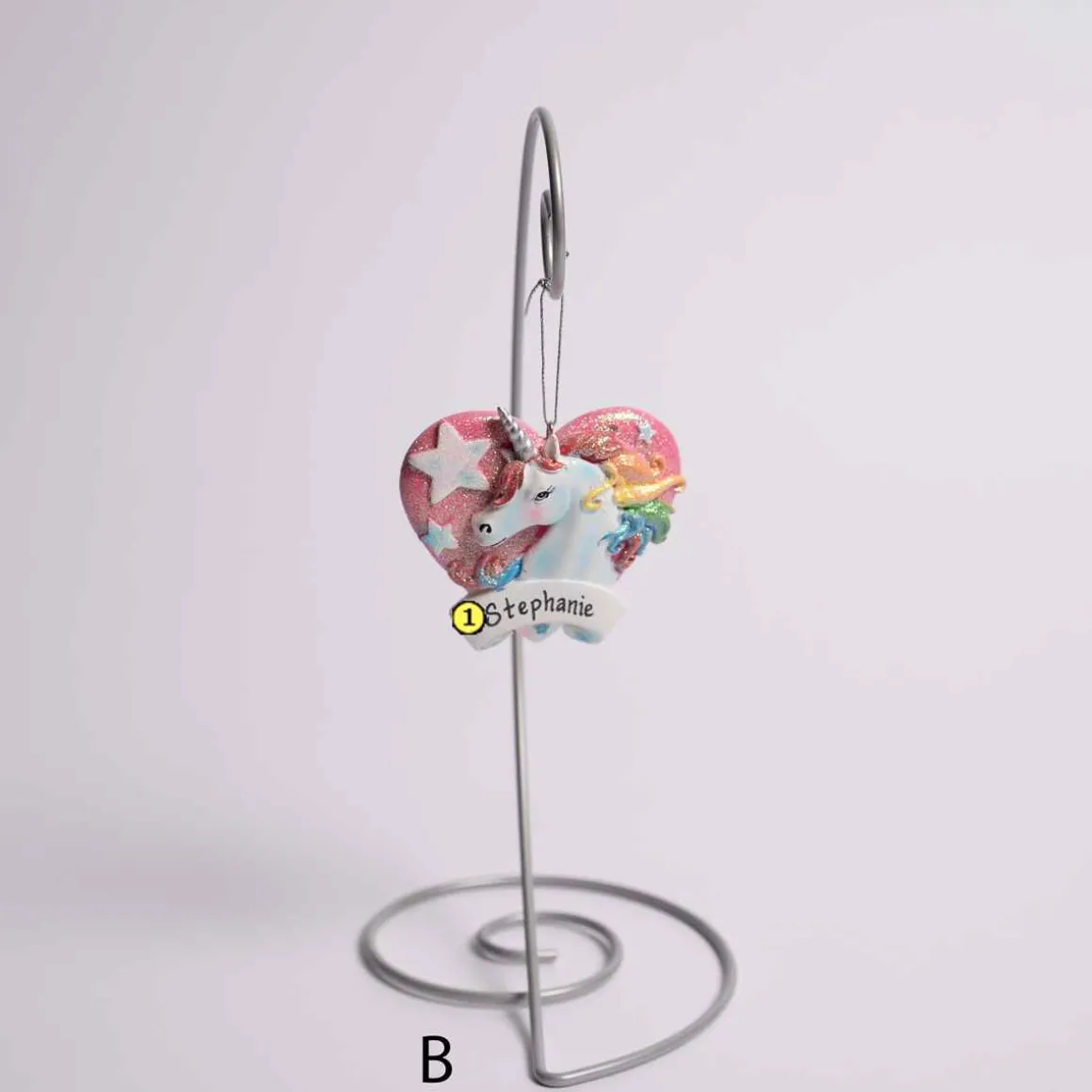 Unicorn Heart Ornament