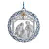 White Blue Nativity