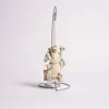 White Woodland 2022 Santa Ornament