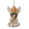 White Woodland Believe Angel Ornament