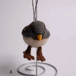Wool Bird Ornament