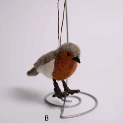 Wool Bird Ornament