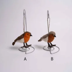 Wool Bird Ornament